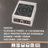 Feu à induction Caterchef 500 : 3500Watt - professionnel