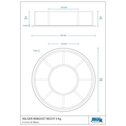 DROIT (5 kg.) Robuste