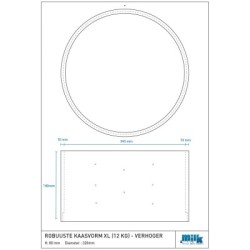 XL + opzetstuk (12kg.) Robuust