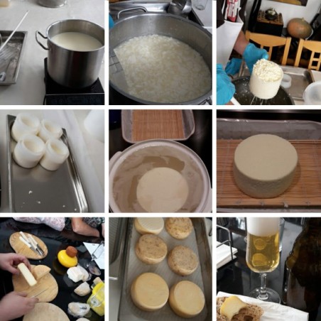 Atelier de fabrication de fromages: Pâte persillée, Gouda et autres produits laitiers (en néerlandais)