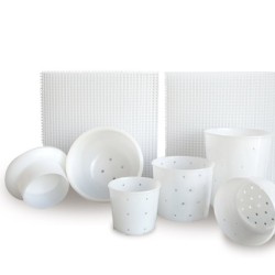 Ensemble de moules à fromage français 13pcs avec 2 tapis