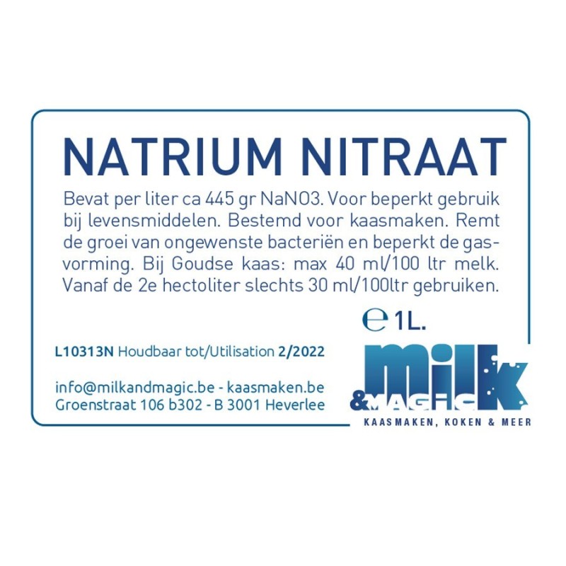 Nitrate de sodium 1 litre E251
