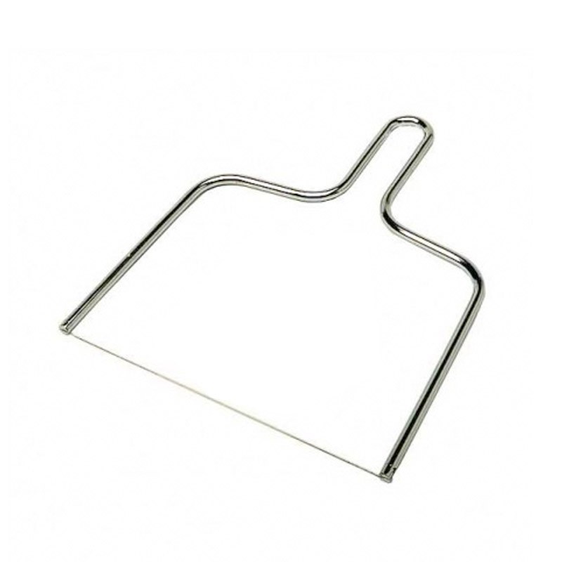 Metal wire cheese cutter with bracket