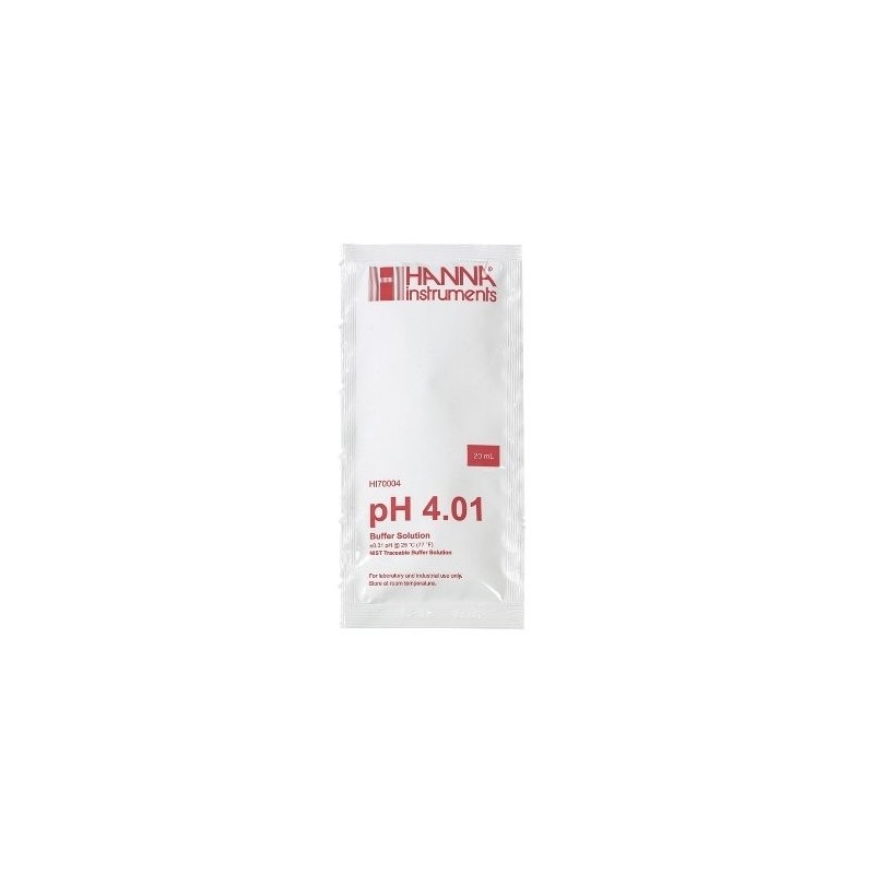 Solution d'étalonnage pH 4.01 : 20 ml