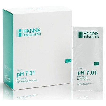 Solution d'étalonnage pH 7.01 : 20 ml
