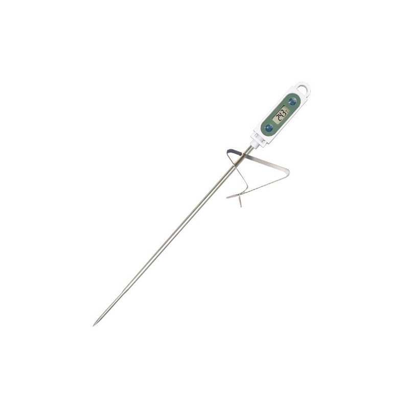 Thermometer met lange sonde en clip digitaal